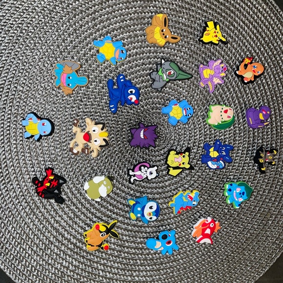 26pcs Pokemon Croc Charms, Jibbitz. - Picture 2 of 5